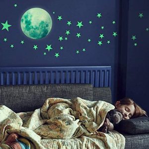 HORIECHALY Bedroom Glow in The Dark Stars, 221-Piece