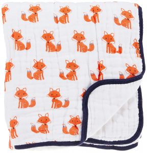 Hudson Baby 4-Layer Gift Muslin Baby Blanket