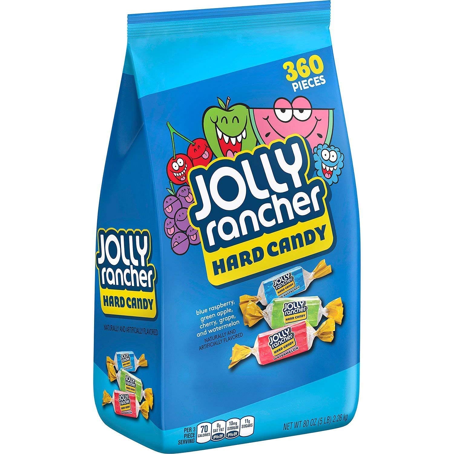 Jolly Rancher Long-Lasting Bulk Hard Candy, 5-Pound