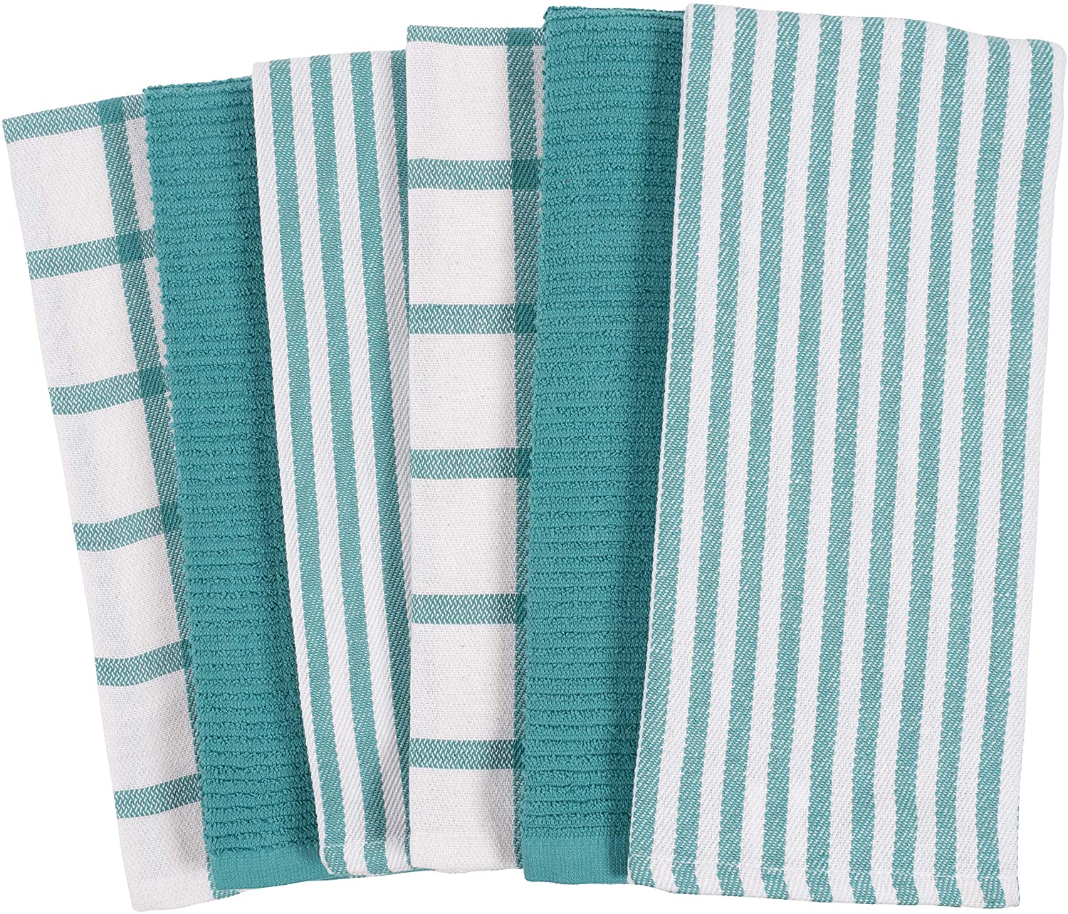 KAF Home Multi-Purpose Eco-Friendly Kitchen Towels, 6-Pack