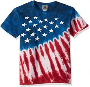 Liquid Blue Children’s Patriotic Tie Dye T-Shirt