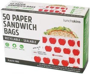 Lunchskins Recyclable & Sealable Paper Sandwich Bags