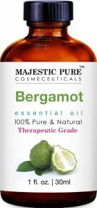 Majestic Pure Cold-Pressed Bergamot Essential Oil, 1-Ounce