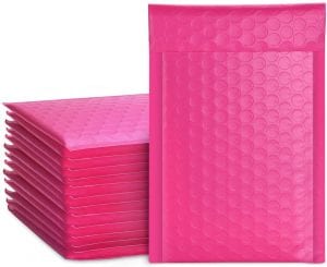 METRONIC Padded Poly Bubble Envelopes, 50-Piece
