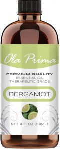 Ola Prima Therapeutic Grade Bergamot Essential Oil, 4-Ounce