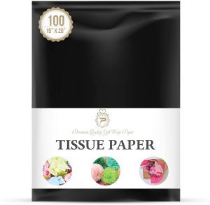 Premium Quality Gift Wrap Paper Easy Fold Tissue Paper, 100-Count