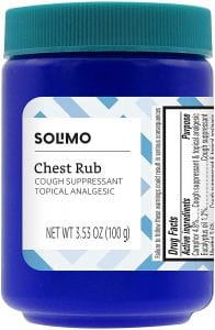 Solimo Topical Analgesic Chest Rub