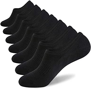 WANDER Breathable Anti-Slip No Show Socks, 7-Pair