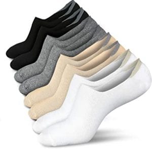 Wernies Invisible Wear Ultra Soft No Show Socks, 8-Pair
