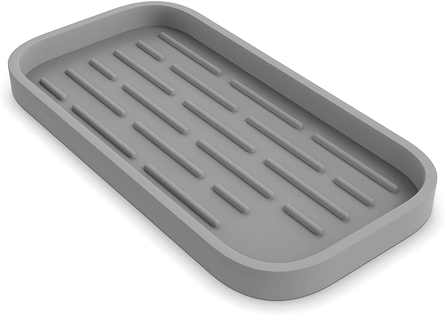ZAPPOWARE Silicone Space Saving Kitchen Soap Tray