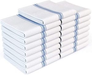 Zeppoli Long-Lasting Herringbone Weave Dish Towels, 15-Pack