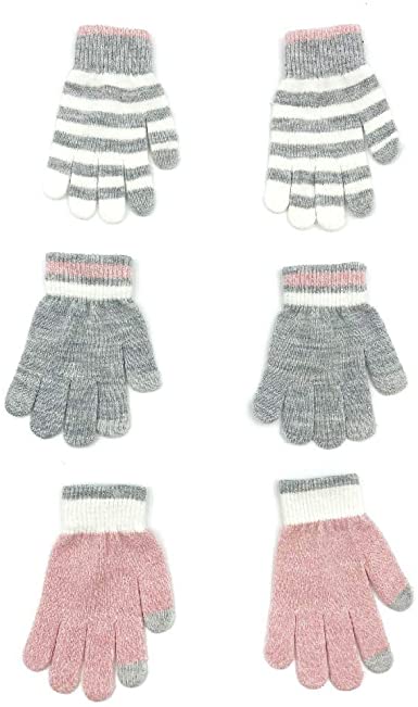 accsa Machine Washable Touchscreen Gloves For Kids