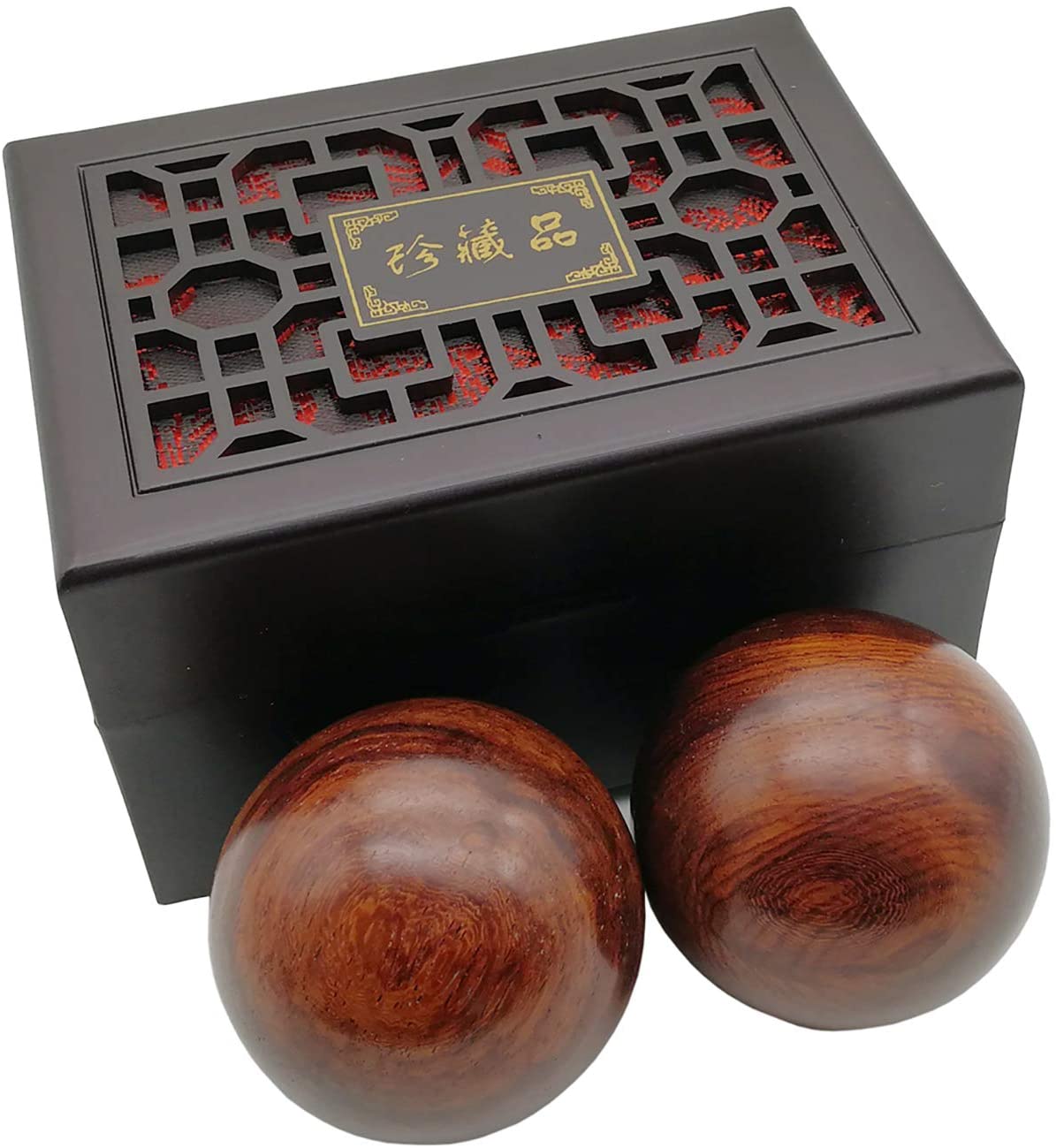 BCQLI Quiet Rosewood Zen Baoding Balls