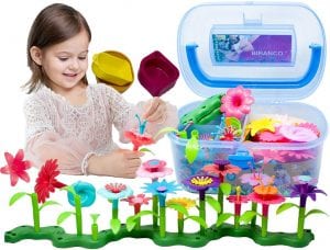 BIRANCO. BPA-Free Flower Garden Building Girls’ Toy