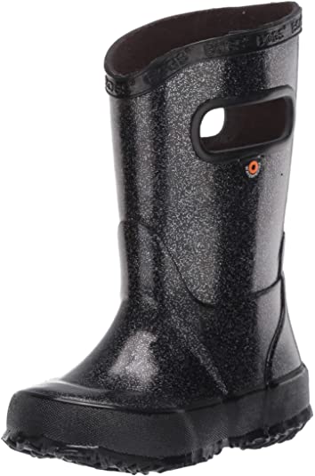 Bogs Pull-On Rainy Day Girls’ Black Boots