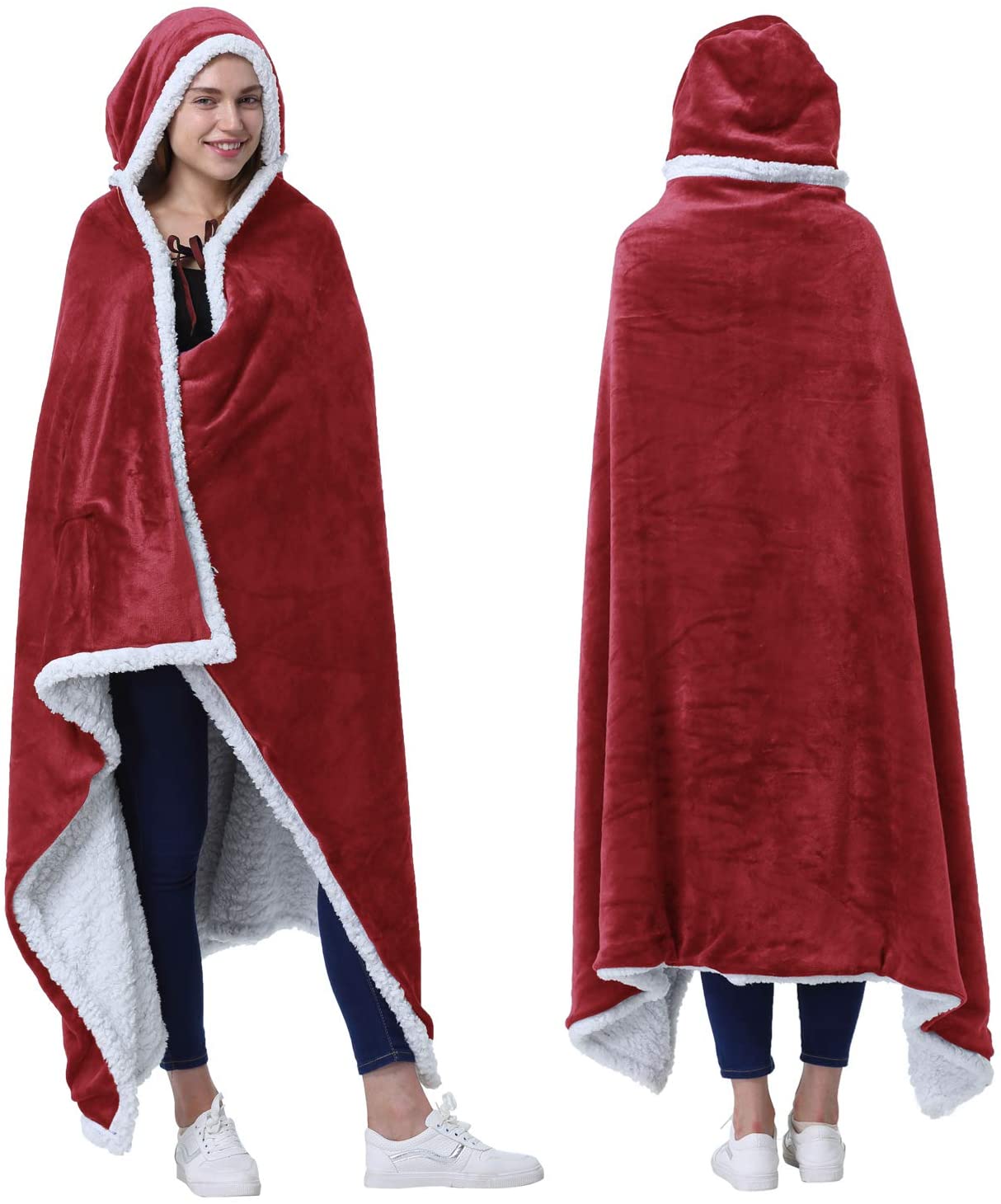 Catalonia One-Size Snuggling Hooded Blanket