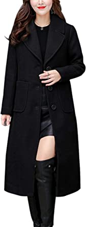 chouyatou Single Breasted Mid-Long Coat For Women