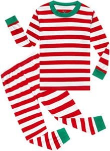 CoralBee Chemical-Free Christmas Kids’ Pajamas, 2-Piece