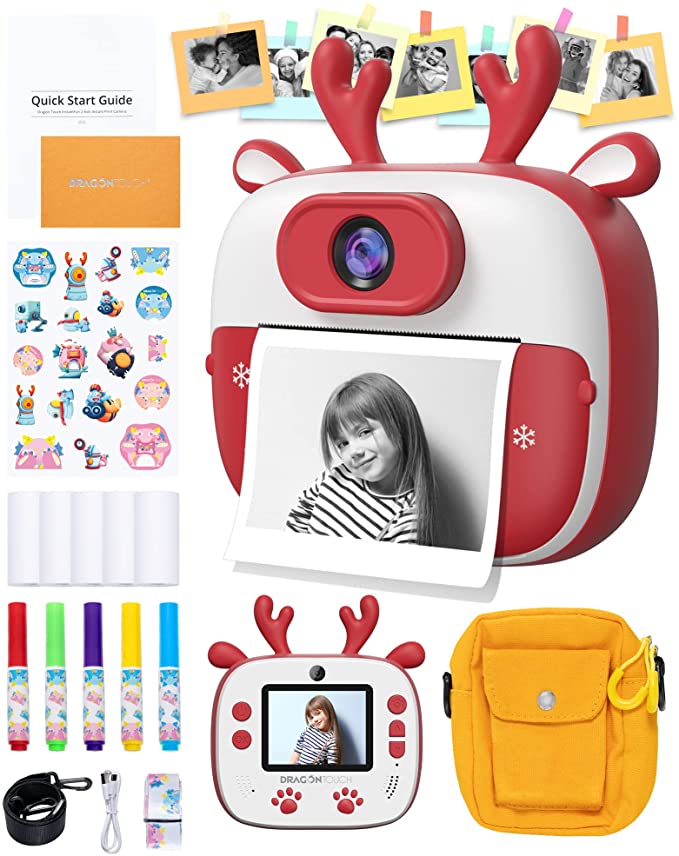 Dragon Touch High-Definition Instant Print Camera For Kids