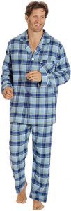 EVERDREAM Button Closure Men’s Flannel Pajamas Set