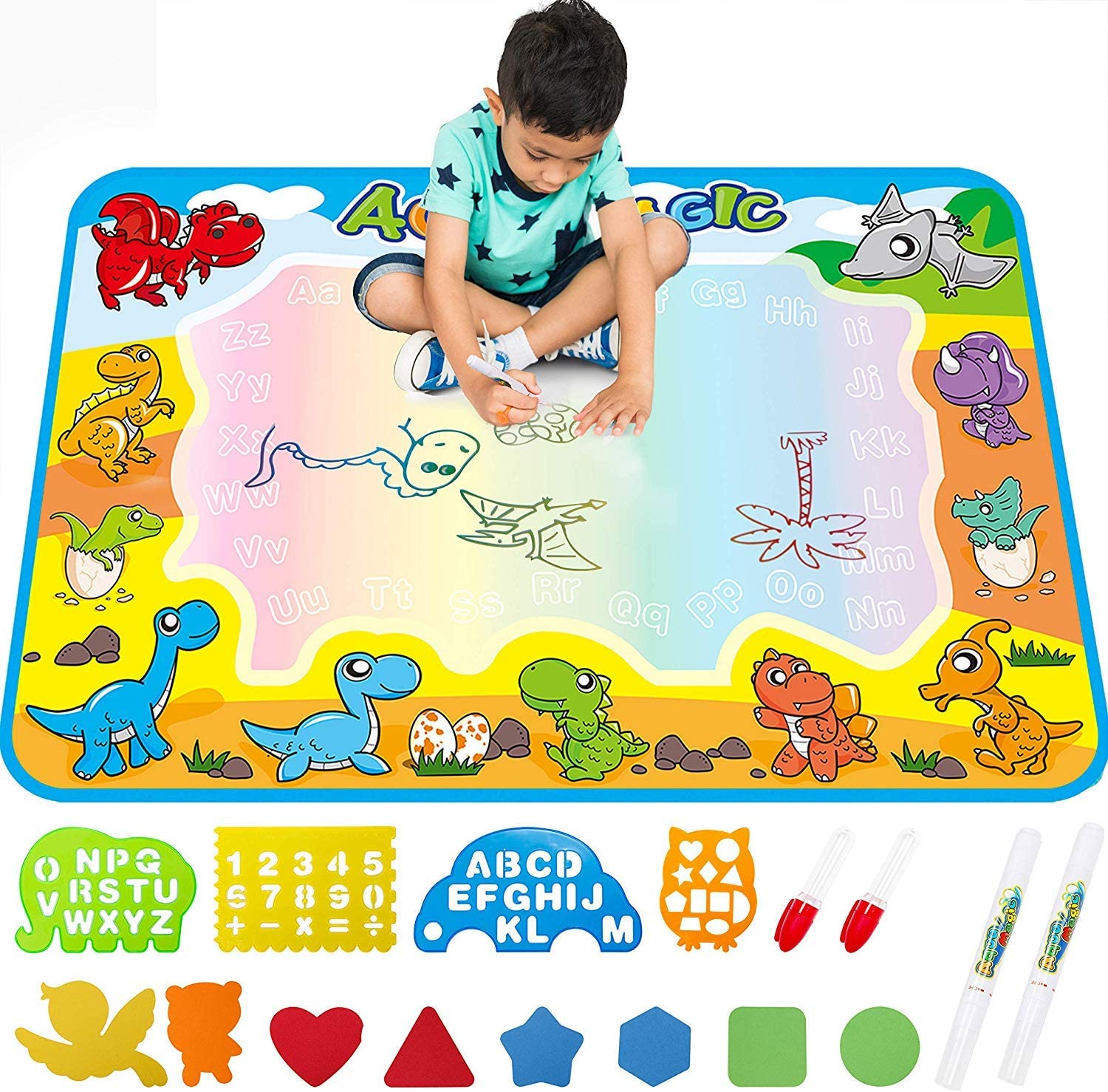 FREE TO FLY Dinosaur World Water Doodle Mat