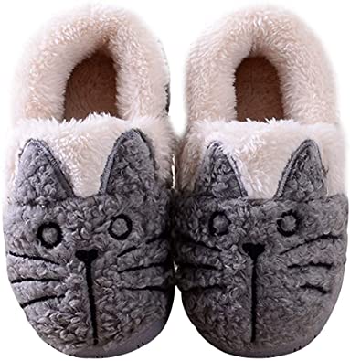 GaraTia Cotton & Flax Cat Slippers