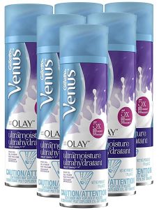 Gillette Venus Olay Gentle Shave Cream For Women, 6-Pack