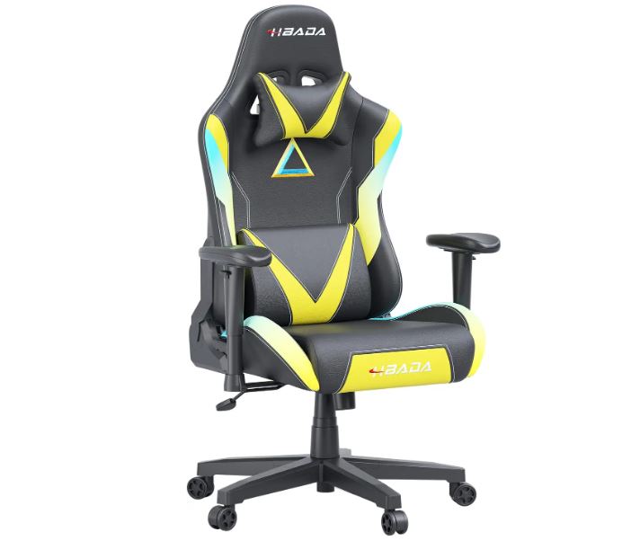Hbada Armrests & Casters Gaming Chair