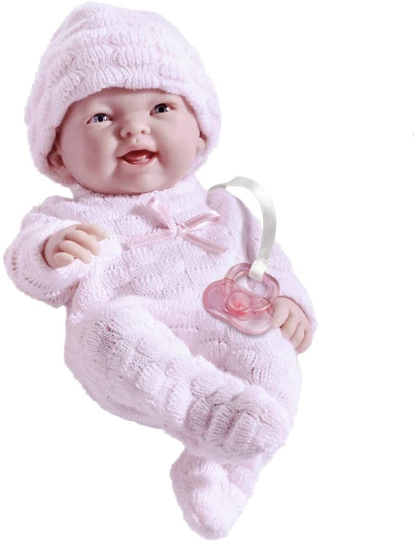 JC Toys Poseable Baby Doll For 3-Year-Old Girls, 9.5-Inch
