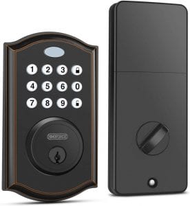 KING FORCE Automatic Deadbolt Door Lock For Homes