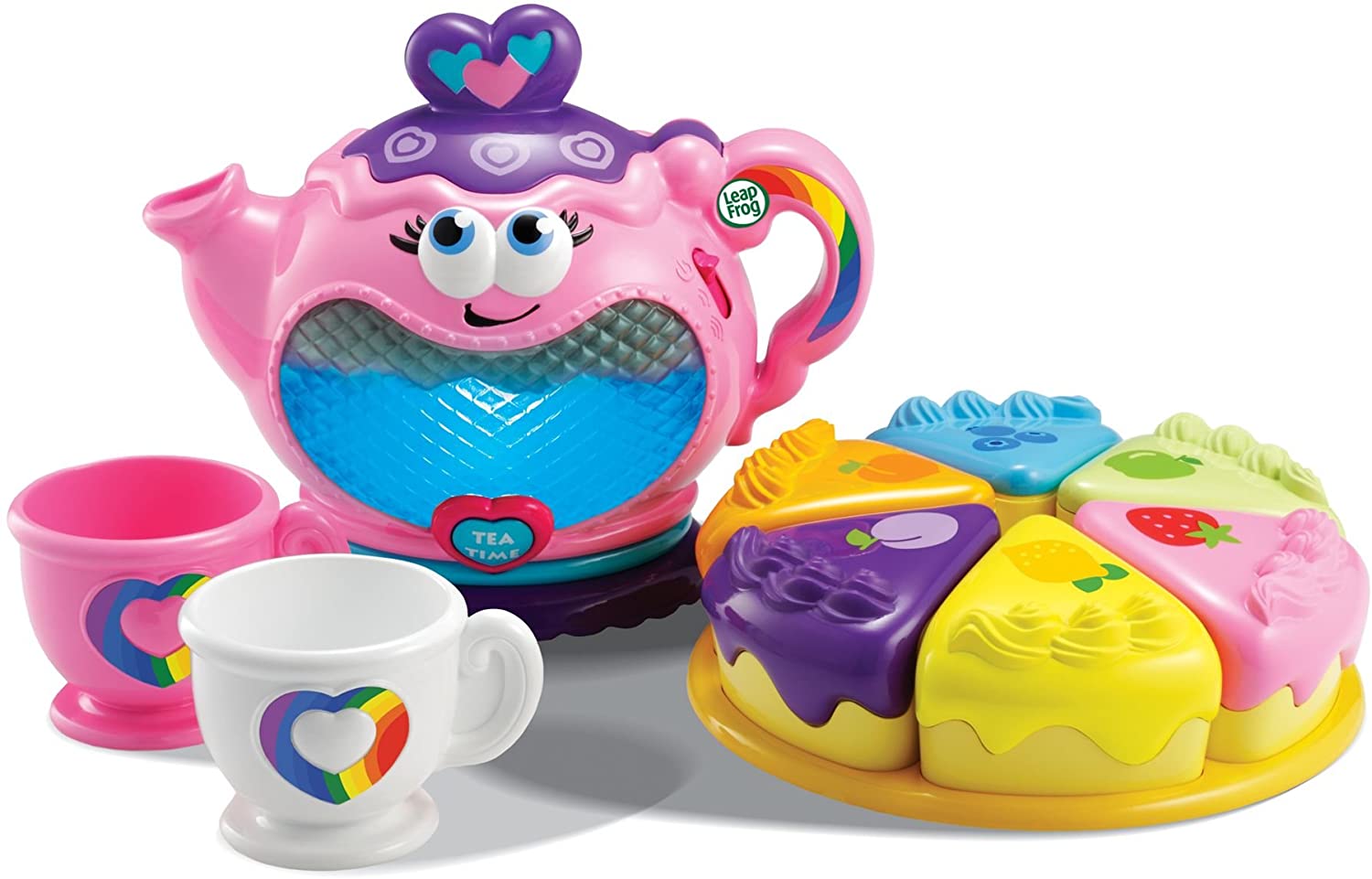 LeapFrog Musical 7-Song Rainbow Tea Set Toddler Girl Toy