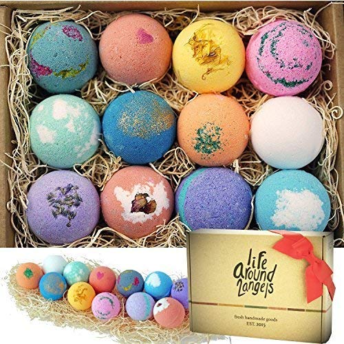 LifeAround2Angels Handcrafted Dry Skin Bath Bombs For Girls