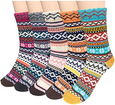 Loritta Vintage Style Fuzzy Socks For Women