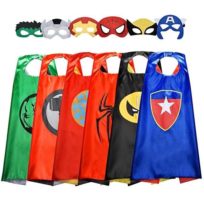 Roko Satin Superhero Capes Girls’ Dress Up Clothes