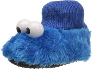 Sesame Street Cookie Monster & Elmo Toddler Slippers