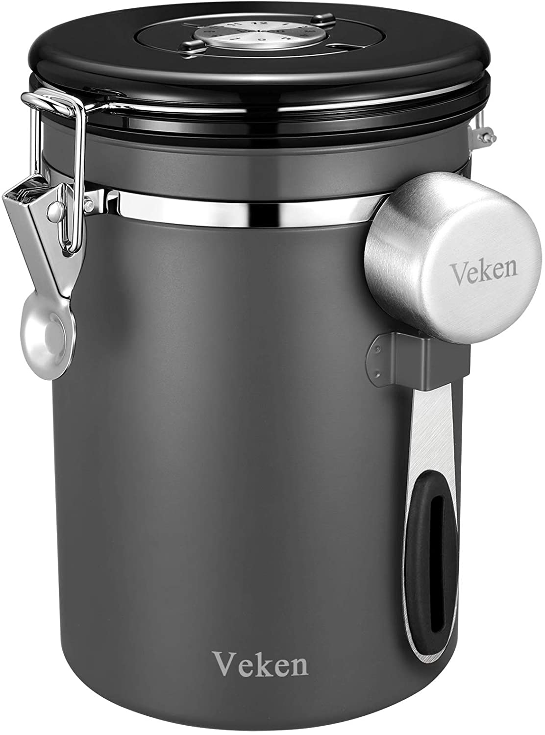 Veken Airtight Stainless Steel Coffee Canister