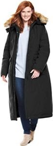 Woman Within Plus Size Long Coat For Women