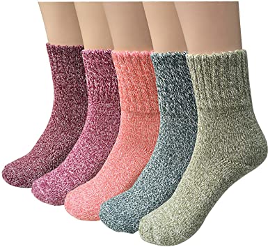 YSense Fuzzy Wool Socks For Women