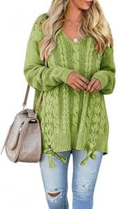 Yskkt Lightweight Pullover Women’s Plus Size Sweater
