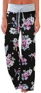AMiERY Adjustable Loose Fit Pajama Pants For Women
