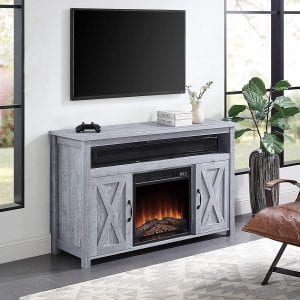 BELLEZE Corin Electric Fireplace TV Stand