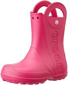 Crocs Kids’ Handle It Waterproof Girls’ Rain Boots Size 12