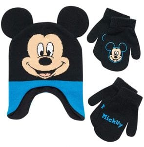 Disney Mickey Mouse Toddler Hat & Mitten Set