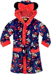 Disney Tie Closure Minnie Mouse Toddler Robe