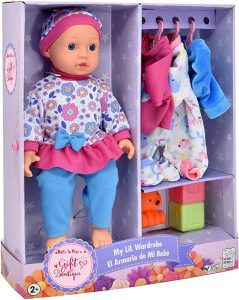 Dolls To Play Wardrobe & Baby Doll For 3-Year-Old Girls, 14-Inch