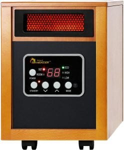 Dr Infrared Heater Portable Electric Space Heater, 1500-Watt