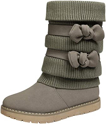 DREAM PAIRS Warm Winter Boots For Girls