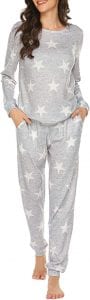 Ekouaer Breathable All-Day Pajama Set For Women