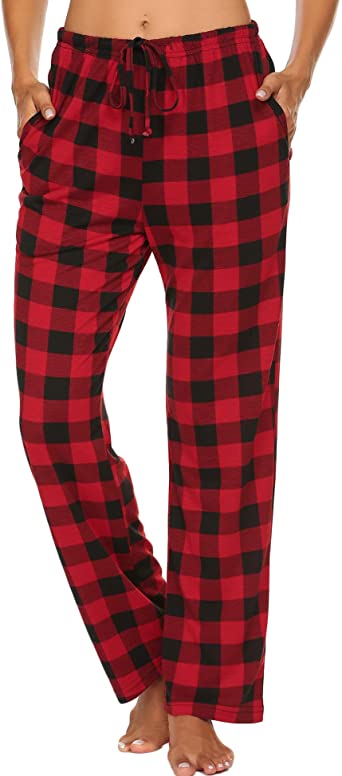 Ekouaer Classic Casual Pajama Pants For Women