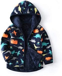 Feidoog Windproof Zippered Boys’ Toddler Coat
